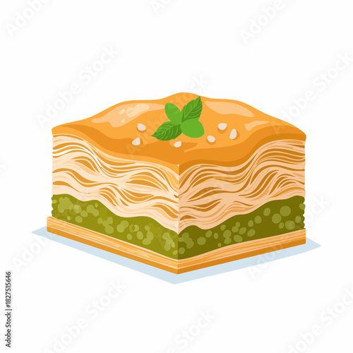 sweet food baklava