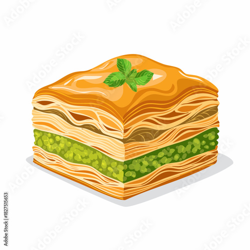 sweet food baklava