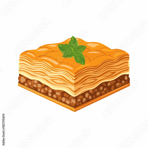 sweet food baklava