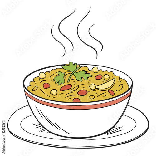 illustration of a pizza