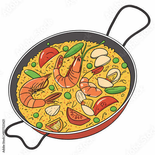 vector illustration of pizza