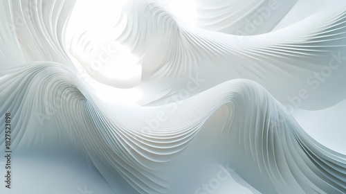 Abstract Architectural Wave Forms