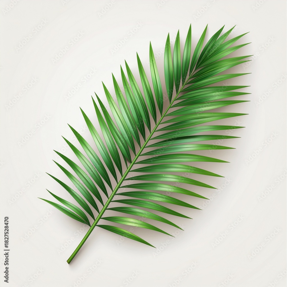 Obraz premium Palm Leaf Soft Realistic Botanical