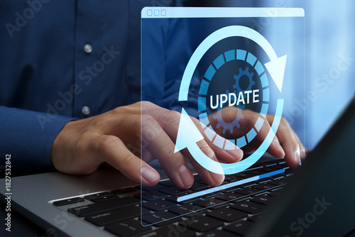 Tableau sur toile Update of system and software