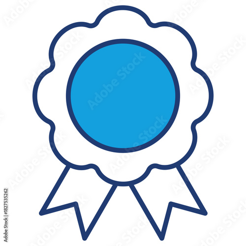 Badge Blue Icon