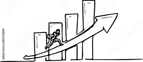 candlestick chart vector 