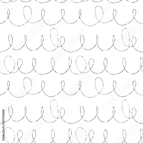 Seamless vector pattern drawn by hand with doodles. for printing, packaging, textiles, design