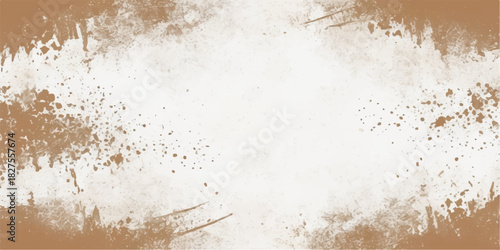 Aged brown concrete wall texture with an antique, rough, vintage pattern