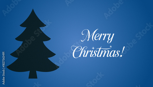 Wallpaper Mural christmas card with tree Torontodigital.ca