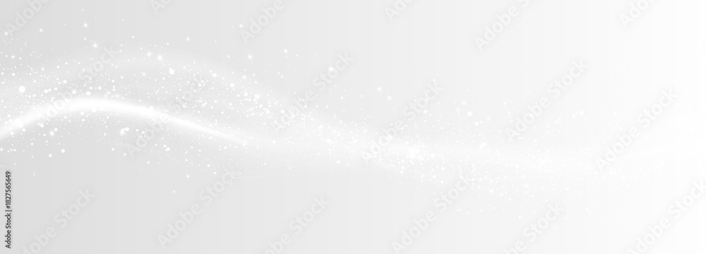 Φωτογραφία Elegant white background with soft swirling patterns and delicate snowflakes