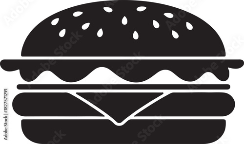 Vector graphic of a delicious birthday cake with colorful frosting and lit candles ready for a celebration