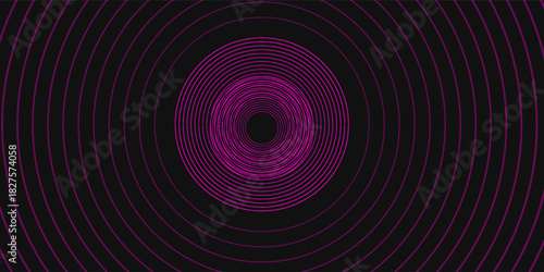 grey and purple circles modern background illustration, 3d render