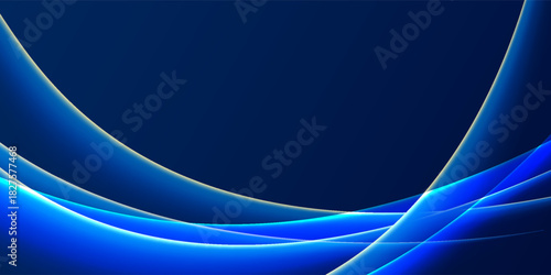 Modern blue background design with luxury gold color abstract modern art