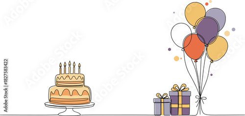 Birthday party ornaments 