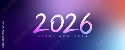 2026 Happy New Year Background