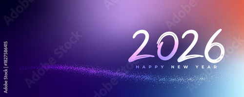 2026 Happy New Year Background