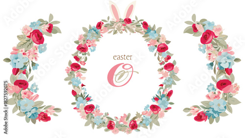 A visually striking and intricate flat vector illustration showcasing a detailed and ornate design with a vibrant color palette perfect for decorative or graphic applications