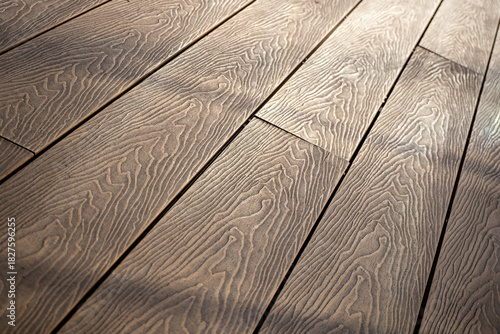 Foto Wood plastic composite decking boards