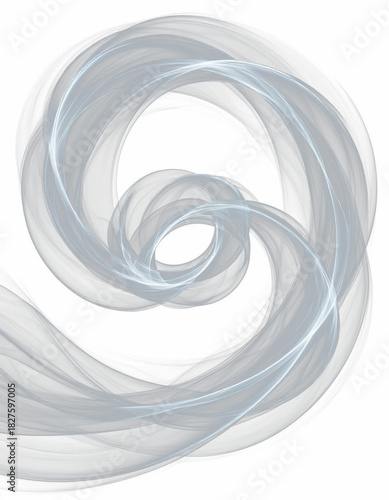 Air vortex for overlay on transparent background