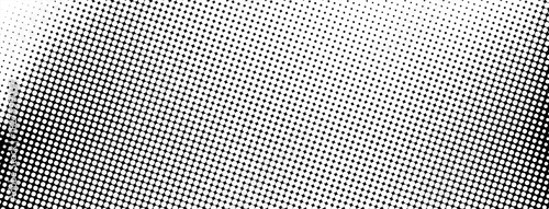 Dot texture pattern background grain overlay. Gradient tone pixel structure wave. Comic vector noise surface bg. Subtle geometry distortion abstract poster grid. Grungy halftone gradation dot banner