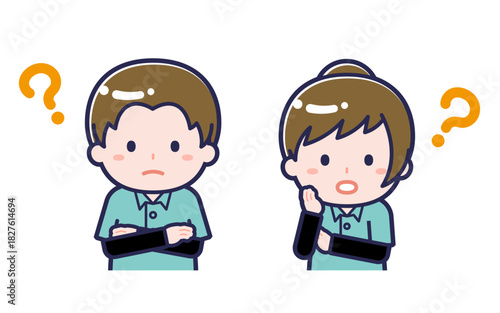 児童支援員／2人組／男女 04