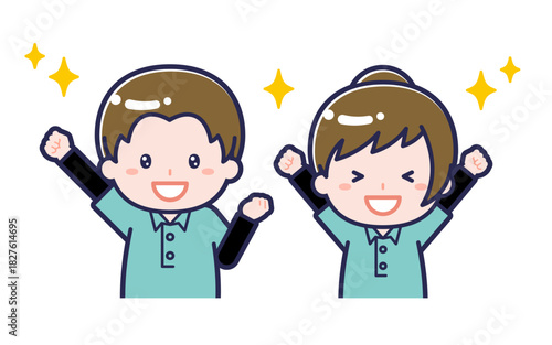 児童支援員／2人組／男女 03