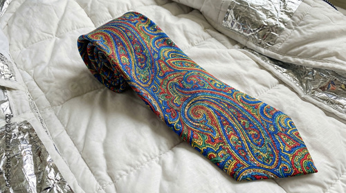 Multicolored tie