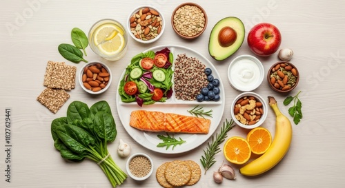 Wallpaper Mural Enjoy delicious salmon with healthy ingredients for a balanced and nutritious lifestyle Torontodigital.ca