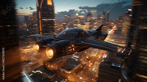 Dream futuristic vehicle
Innovative concept of transportation blending
biology and technology