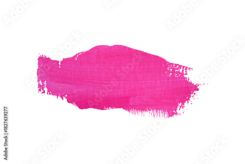 Pink paint brush stroke PNG design element