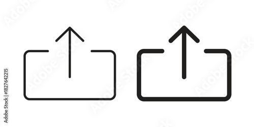 Export icons vector collection for web designs. flat icons