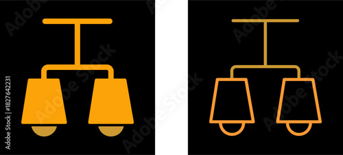Lit Lamp Vector Icon