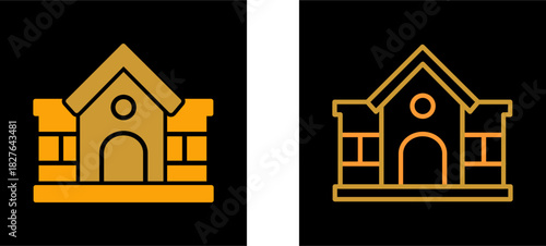 Mansion Vector Icon