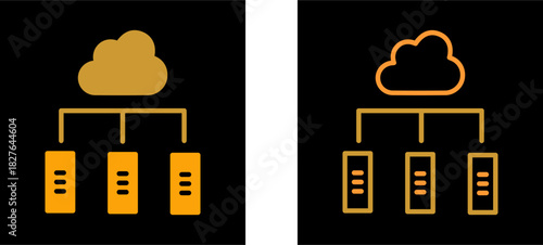 Digital Library Vector Icon