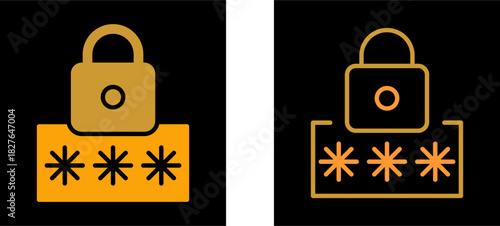 Pin Code Vector Icon