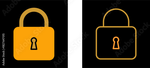 Pad Lock Vector Icon