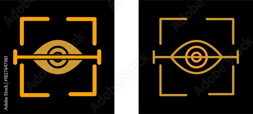 Eye Scan Vector Icon