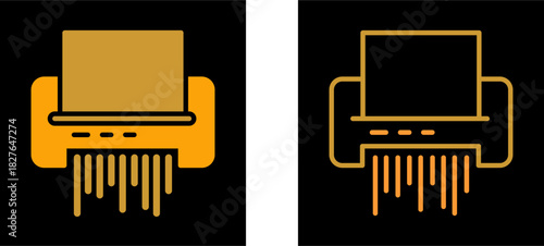 Paper Shredder Vector Icon
