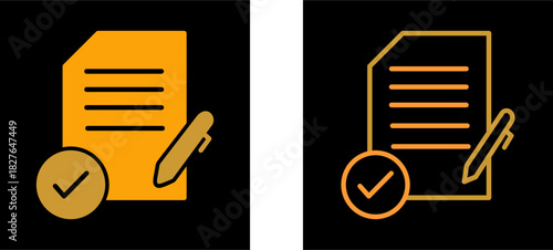 Agreement Vector Icon