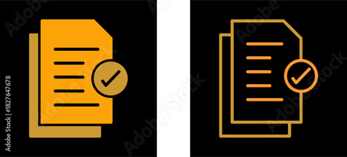 Report List Vector Icon
