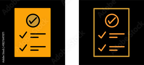 Check Up List Vector Icon