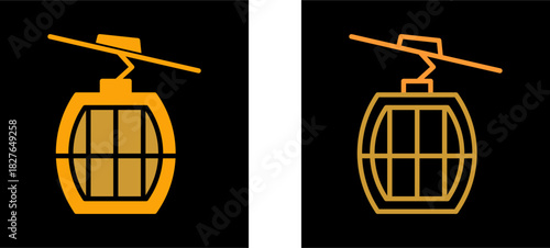 Cable Car Vector Icon