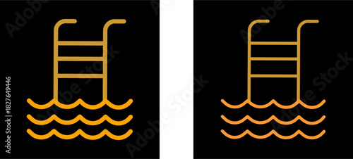 Swimming Pool Vector Icon