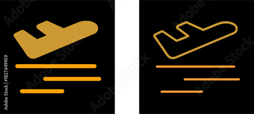 Departure Vector Icon