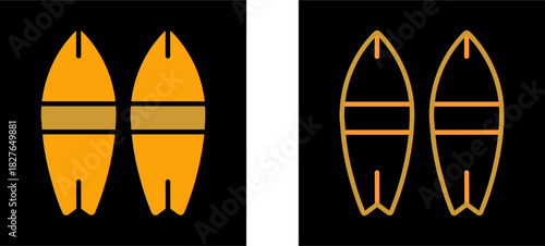 Surfboard Vector Icon