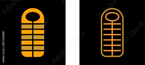 Sleeping Bag Vector Icon