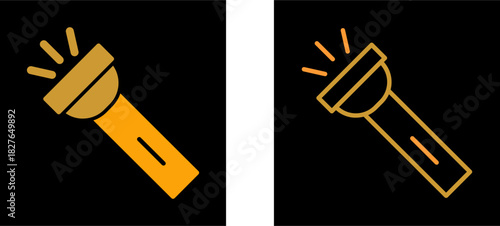 Flashlight Vector Icon
