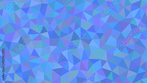 A mesmerizing mosaic of geometric shapes in varying shades of blue, creating a captivating and visually appealing abstract pattern