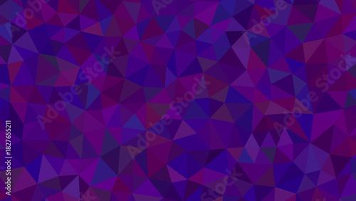 A mesmerizing mosaic of deep purples and blues, creating a captivating geometric pattern reminiscent of a twilight sky filled with stars