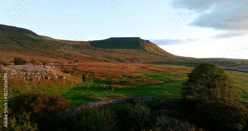 Ingleborough at sunset